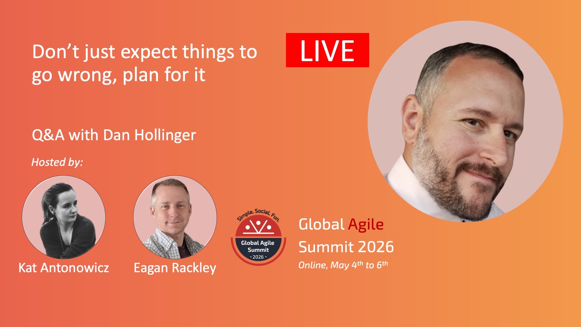 Live Q&A w/ Dan Hollinger - Things will go wrong—are you ready?