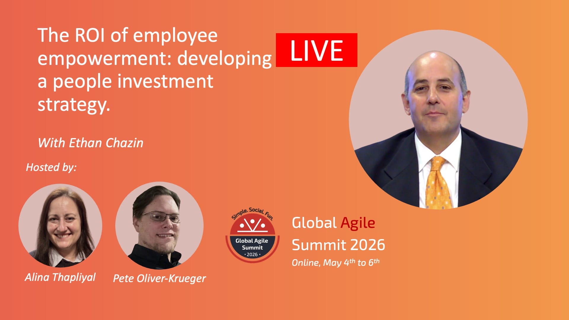 LIVE with Ethan Chazin - The Business Case for Employee Empowerment