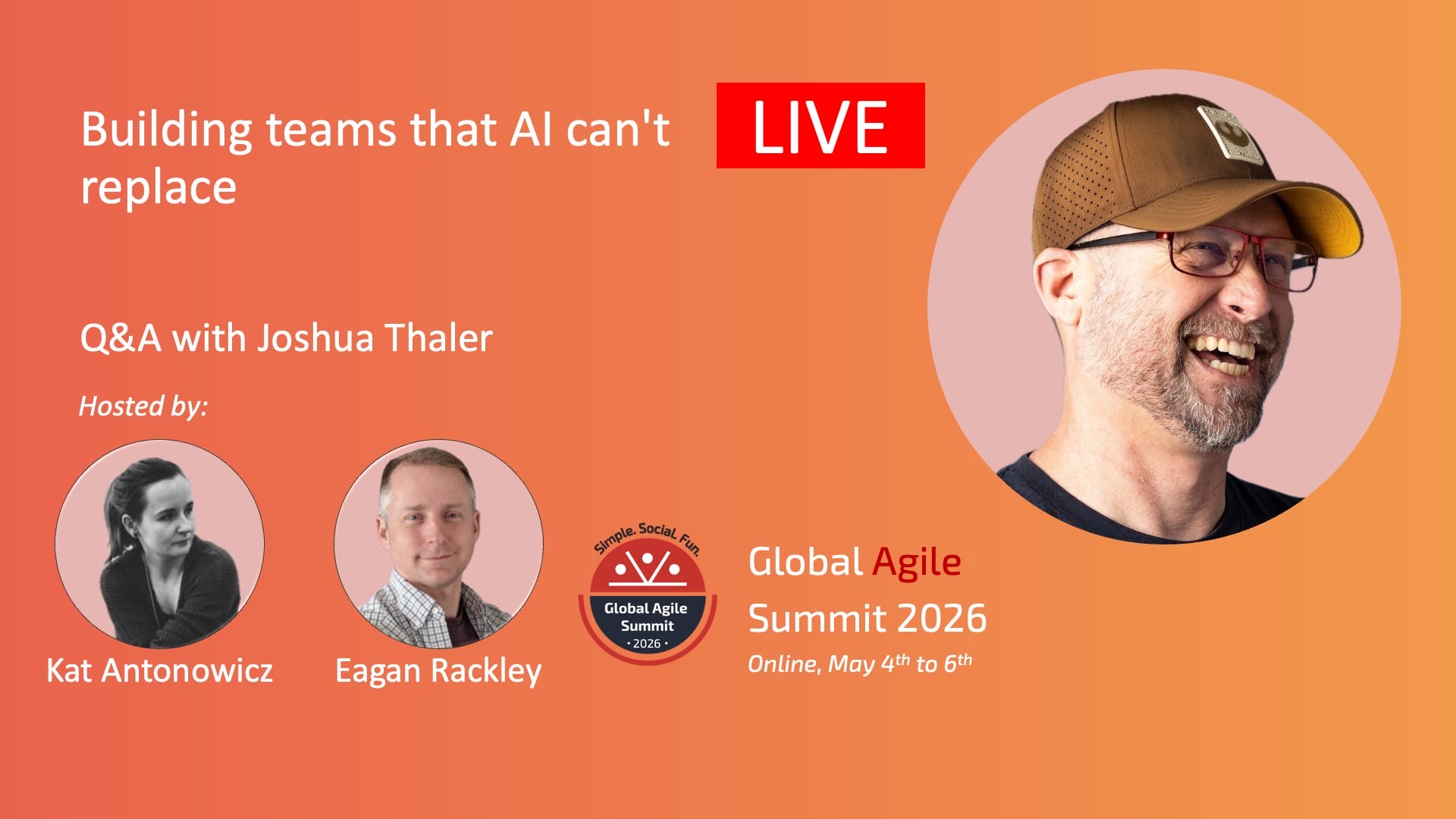 Live Q&A with Joshua Thaler - Building teams that AI can't replace